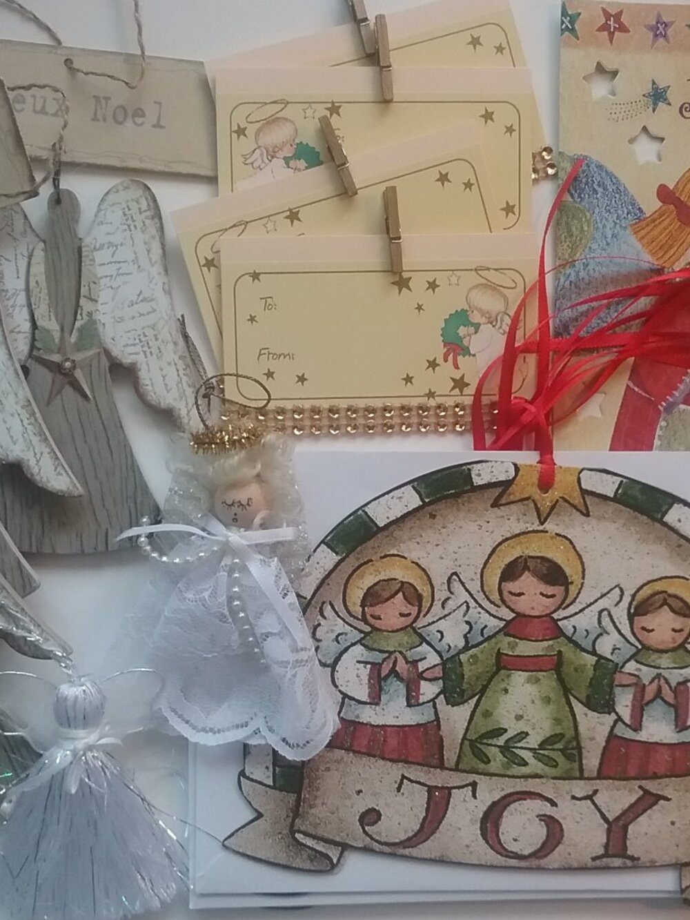 "Joy" Christmas Paper & Embellishments Pack